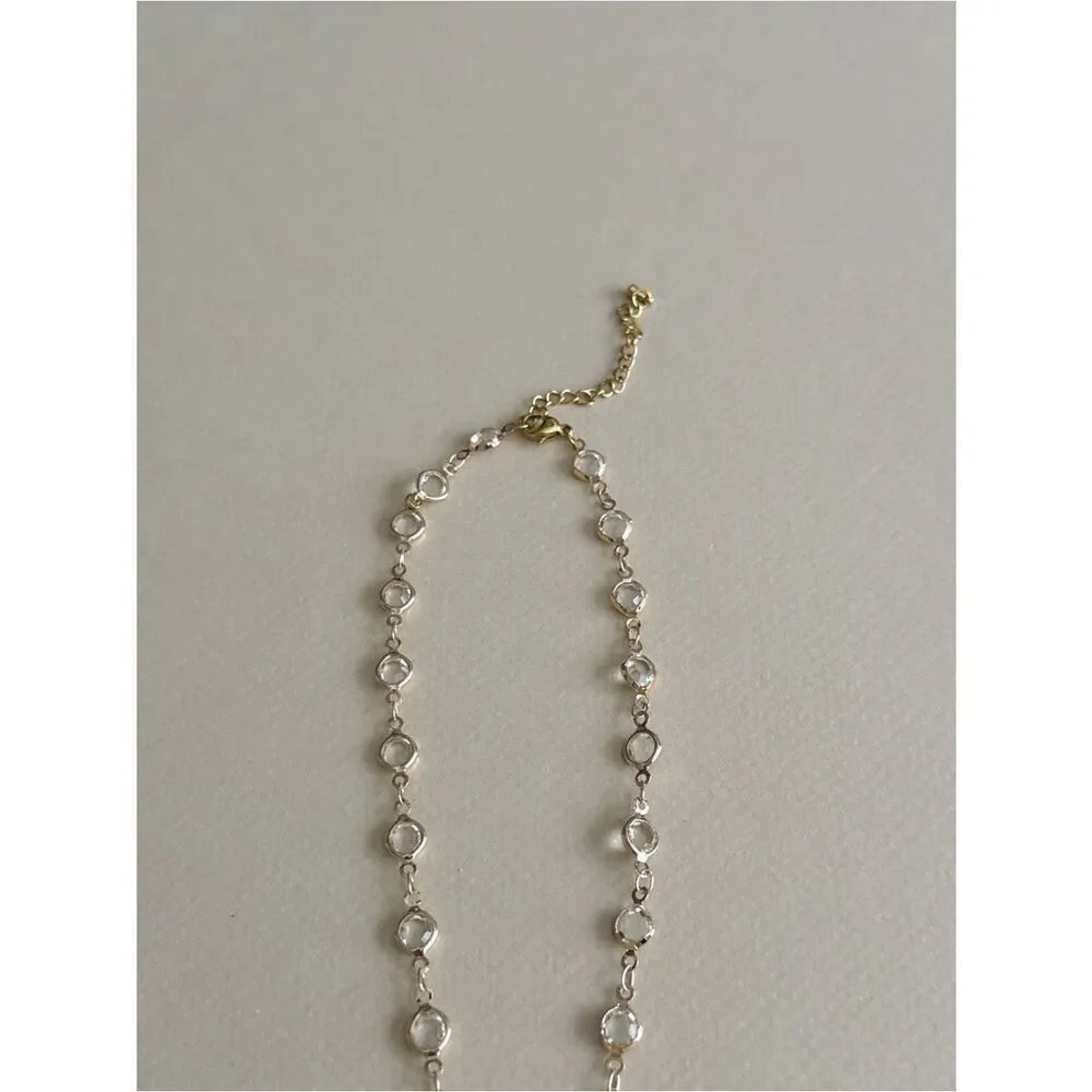 Crystal heart necklace N2075